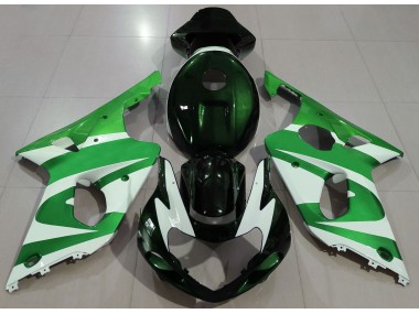 00-02 De Color Verde Oscuro Suzuki GSXR 1000 Carenados Moto