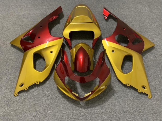 00-02 Oro & Rojo Suzuki GSXR 1000 Carenados Moto 00-02 Oro & Rojo Suzuki GSXR 1000 Carenados Moto