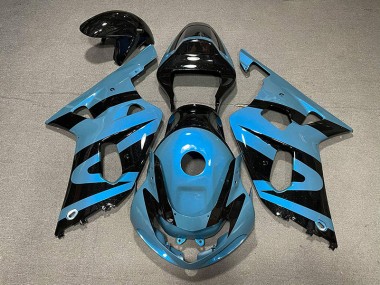 01-03 Azul Claro Perla & Negro Suzuki GSXR 600-750 Carenados Moto