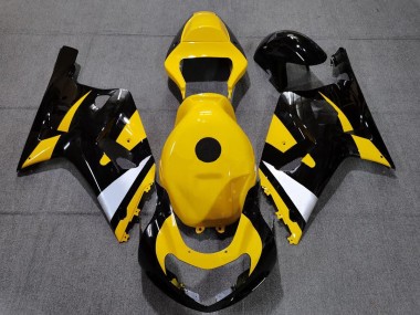 01-03 Negro & Amarillo Suzuki GSXR 600-750 Carenados Moto