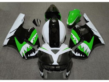02-05 Tiburón Verde Kawasaki ZX12R Carenados Moto