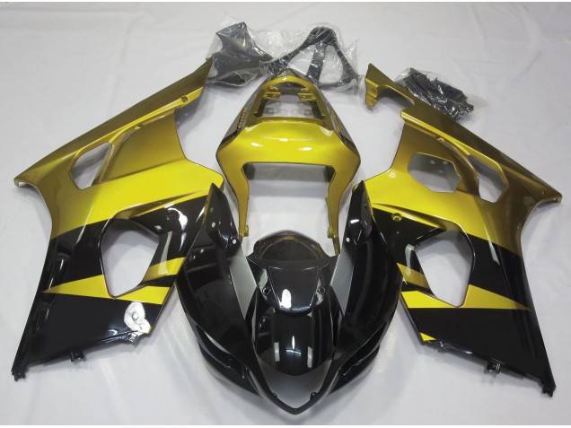 03-04 Amarillo Brillante & Negro Suzuki GSXR 1000 Carenados Moto 03-04 Amarillo Brillante & Negro Suzuki GSXR 1000 Carenados Moto