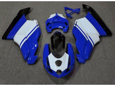 03-04 Azul Brillante & Blanco Ducati 749 999 Carenados Moto