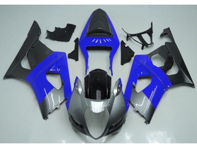 03-04 Azul Plata & Negro Suzuki GSXR 1000 Carenados Moto 03-04 Azul Plata & Negro Suzuki GSXR 1000 Carenados Moto
