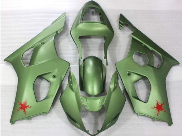 03-04 Ejercito Verde Suzuki GSXR 1000 Carenados Moto 03-04 Ejercito Verde Suzuki GSXR 1000 Carenados Moto