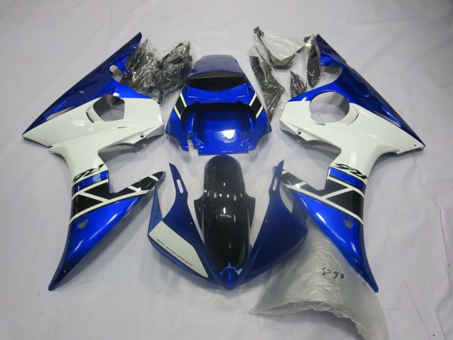 03-04 Estilo Azul Blanco OEM Yamaha R6 Carenados Moto 03-04 Estilo Azul Blanco OEM Yamaha R6 Carenados Moto