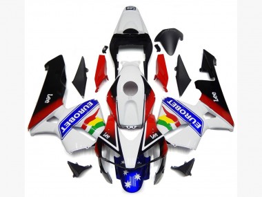 03-04 EuroBet Colores Brillo Honda CBR600RR Carenados Moto