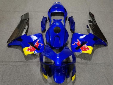 03-04 Rojo Azul Brillo Toro Honda CBR600RR Carenados Moto
