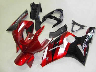 03-04 Rojo & Negro Kawasaki ZX6R Carenados Moto