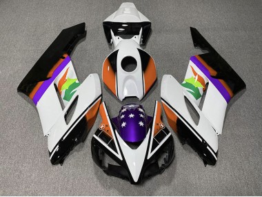 04-05 Bandera Naranja & Morada Honda CBR1000RR Carenados Moto