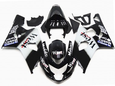 04-05 Estilo Brillante West OEM Suzuki GSXR 600-750 Carenados Moto