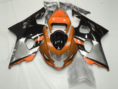 04-05 Naranja Plata & Negro Suzuki GSXR 600-750 Carenados Moto