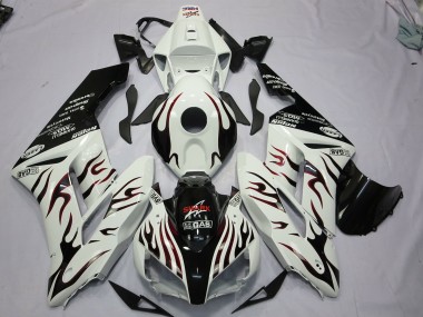 04-05 Negro & Rojo Llama Honda CBR1000RR Carenados Moto