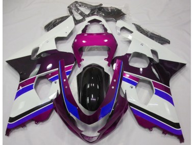 04-05 Rosa Brillante & Azul Suzuki GSXR 600-750 Carenados Moto