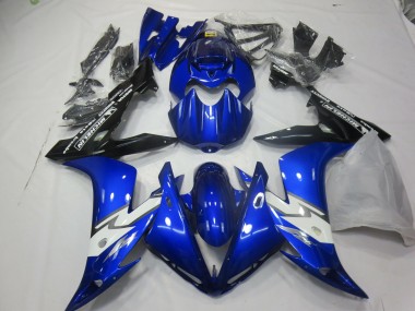 04-06 Azul Brillo Blanco Yamaha R1 Carenados Moto