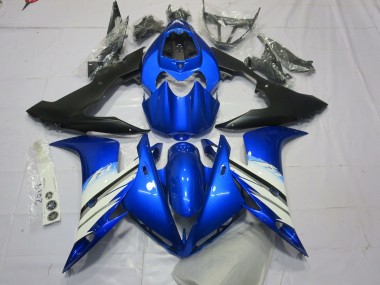 04-06 Azul & Negro Yamaha R1 Carenados Moto