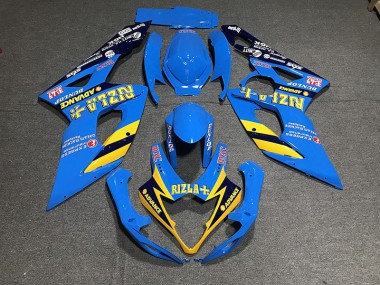 05-06 Azul Claro Rizla Suzuki GSXR 1000 Carenados Moto