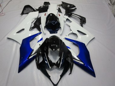 05-06 Blanco & Azul Suzuki GSXR 1000 Carenados Moto