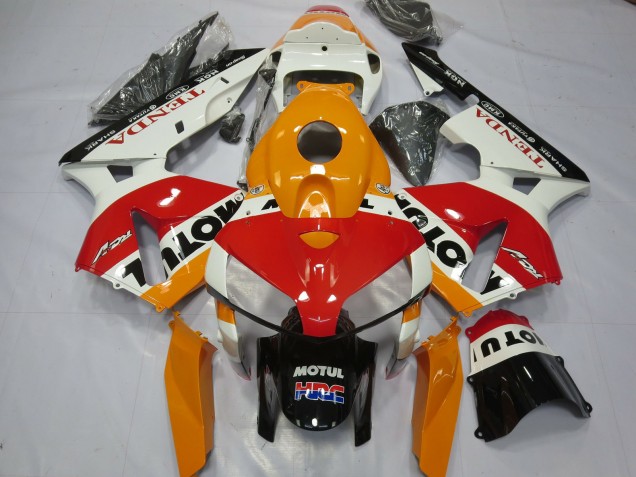 05-06 Blanco Repsol Honda CBR600RR Carenados Moto 05-06 Blanco Repsol Honda CBR600RR Carenados Moto