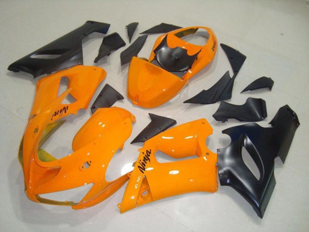 05-06 Naranja Negro Kawasaki ZX6R Carenados Moto 05-06 Naranja Negro Kawasaki ZX6R Carenados Moto