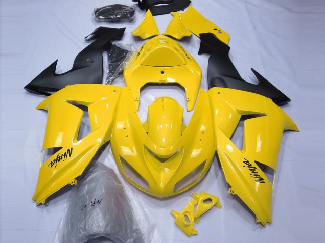 06-07 Amarillo Brillante Kawasaki ZX10R Carenados Moto 06-07 Amarillo Brillante Kawasaki ZX10R Carenados Moto