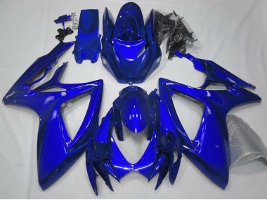 06-07 Azul Brillante Liso Suzuki GSXR 600-750 Carenados Moto