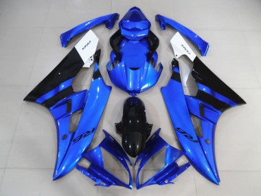 06-07 Azul Personalizado Yamaha R6 Carenados Moto