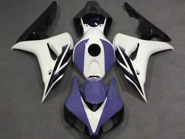 06-07 Blanco Brillo Azul & Negro Honda CBR1000RR Carenados Moto