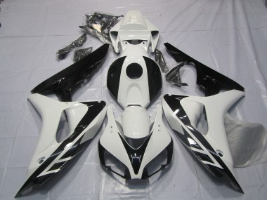 06-07 Estilo Blanco & Negro OEM Sin Calcomanías Honda CBR1000RR Carenados Moto