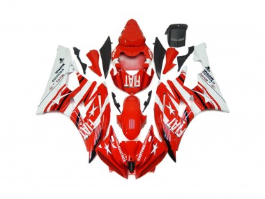 06-07 Estrella Roja & Blanca Fiat Yamaha R6 Carenados Moto