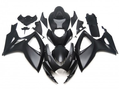 06-07 Negro Mate OEM Estilo Personalizado Suzuki GSXR 600-750 Carenados Moto