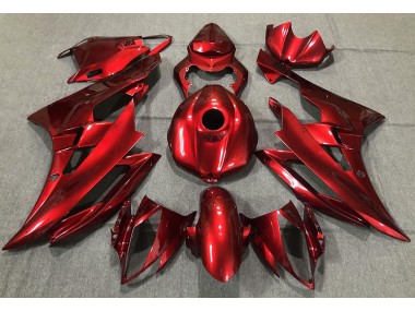 06-07 Rojo Brillante Yamaha R6 Carenados Moto