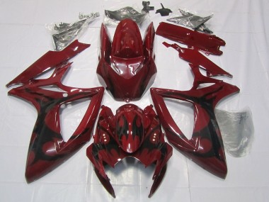 06-07 Rojo Granate Suzuki GSXR 600-750 Carenados Moto