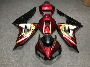 06-07 Rojo Intenso & Dorado Honda CBR1000RR Carenados Moto