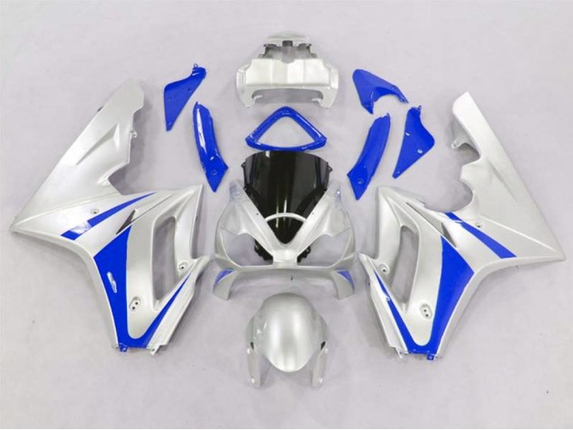 06-08 Plata & Azul Triumph Daytona 675 Carenados Moto 06-08 Plata & Azul Triumph Daytona 675 Carenados Moto