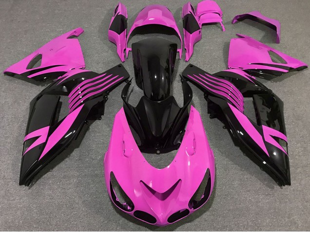 06-11 Rosa Brillante Kawasaki ZX14R Carenados Moto 06-11 Rosa Brillante Kawasaki ZX14R Carenados Moto