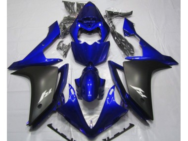 07-08 Azul Brillante & Negro Yamaha R1 Carenados Moto