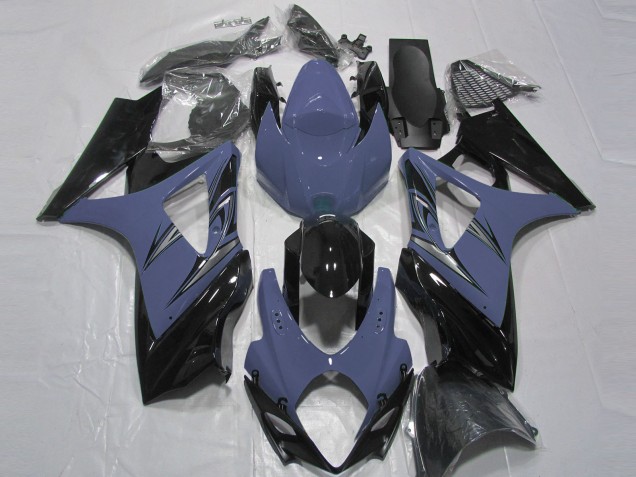 07-08 Azul Oscuro & Negro Suzuki GSXR 1000 Carenados Moto 07-08 Azul Oscuro & Negro Suzuki GSXR 1000 Carenados Moto