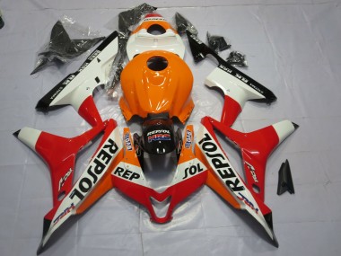 07-08 Blanco Repsol Honda CBR600RR Carenados Moto