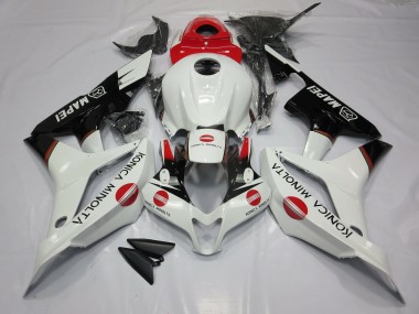07-08 Blanco & Rojo Konica Minolta Honda CBR600RR Carenados Moto