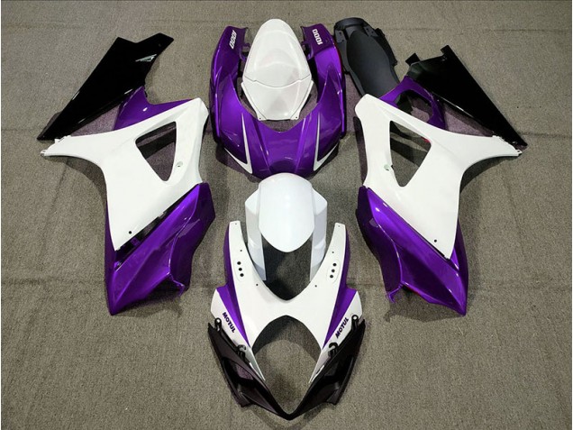 07-08 Diseño Personalizado Morado Suzuki GSXR 1000 Carenados Moto