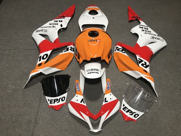 07-08 Estilo Blanco Repsol Honda CBR600RR Carenados Moto 07-08 Estilo Blanco Repsol Honda CBR600RR Carenados Moto