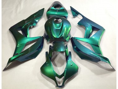 07-08 Llanura Verde Esmeralda Honda CBR600RR Carenados Moto