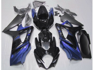 07-08 Negro Brillante & Azul Suzuki GSXR 1000 Carenados Moto