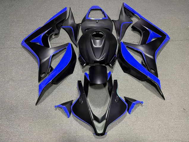 07-08 Negro Mate & Azul Honda CBR600RR Carenados Moto