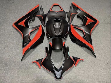 07-08 Negro Mate & Rojo Honda CBR600RR Carenados Moto