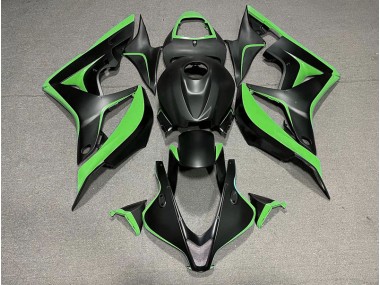 07-08 Negro Mate & Verde Honda CBR600RR Carenados Moto