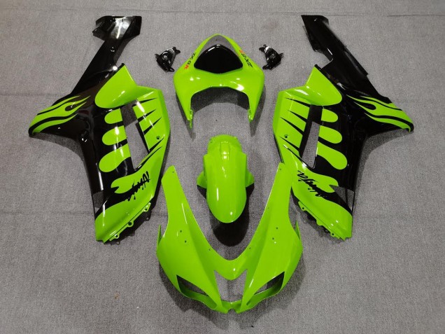 07-08 Verde Llama Kawasaki ZX6R Carenados Moto 07-08 Verde Llama Kawasaki ZX6R Carenados Moto