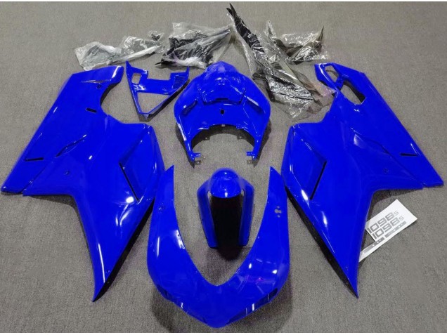 07-14 Azul Brillante Liso Ducati 848 1098 1198 Carenados Moto 07-14 Azul Brillante Liso Ducati 848 1098 1198 Carenados Moto