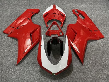 07-14 Rojo Brillante Sp Ducati 848 1098 1198 Carenados Moto